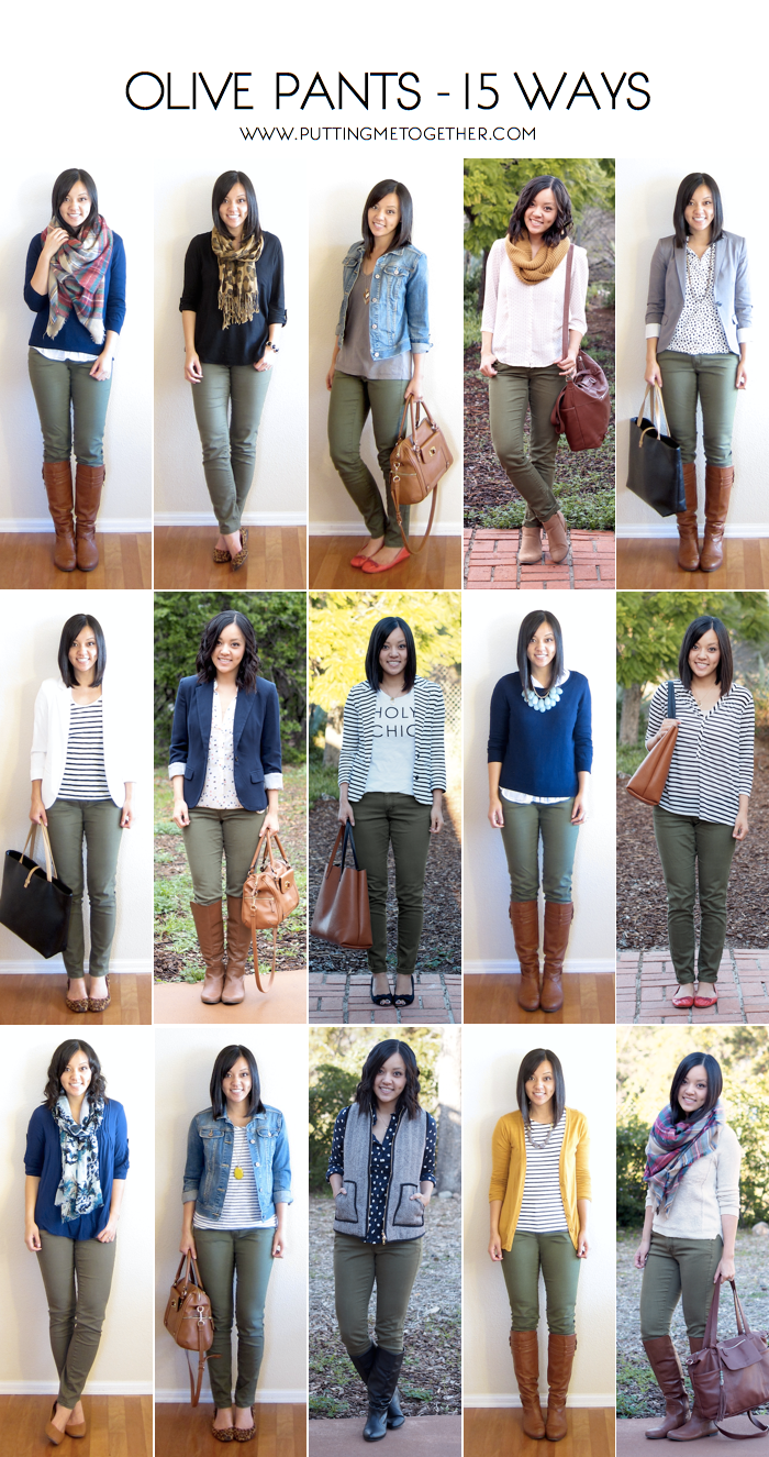 How To Wear Olive Green Jeans