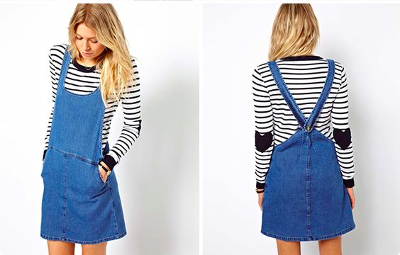 How To Wear Pinafore Dress