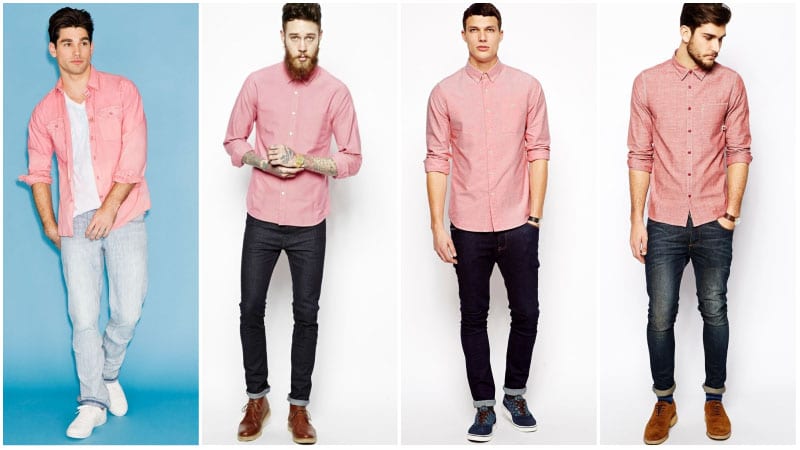 How To Wear Pink Shirt
