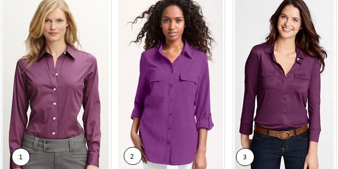 How To Wear Purple Top