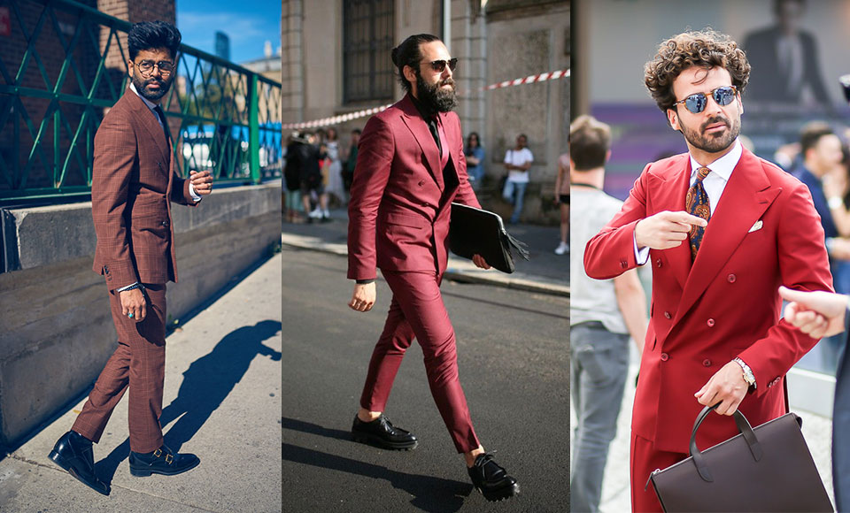 How To Wear Red Suit