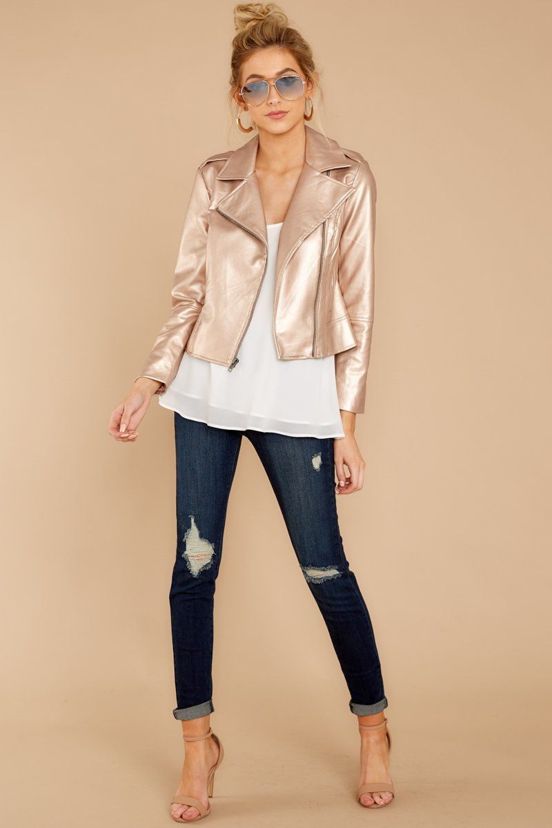How To Wear Rose Gold Jacket