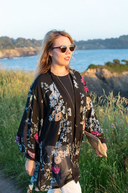 How To Wear Sheer Kimono