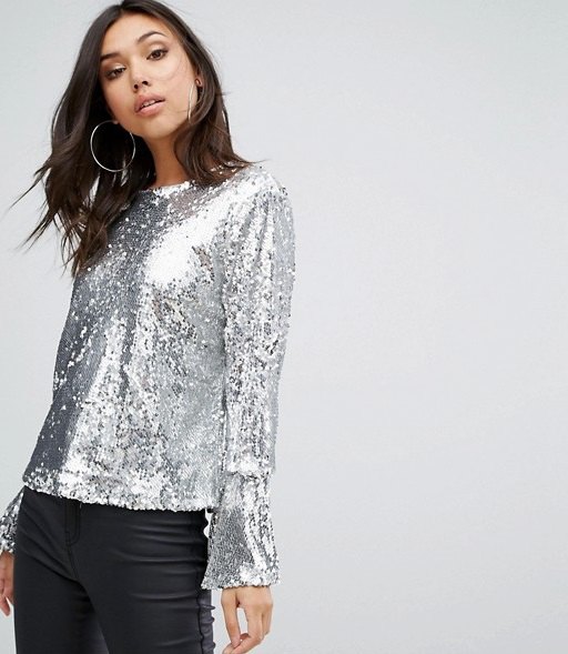 How To Wear Silver Blouse