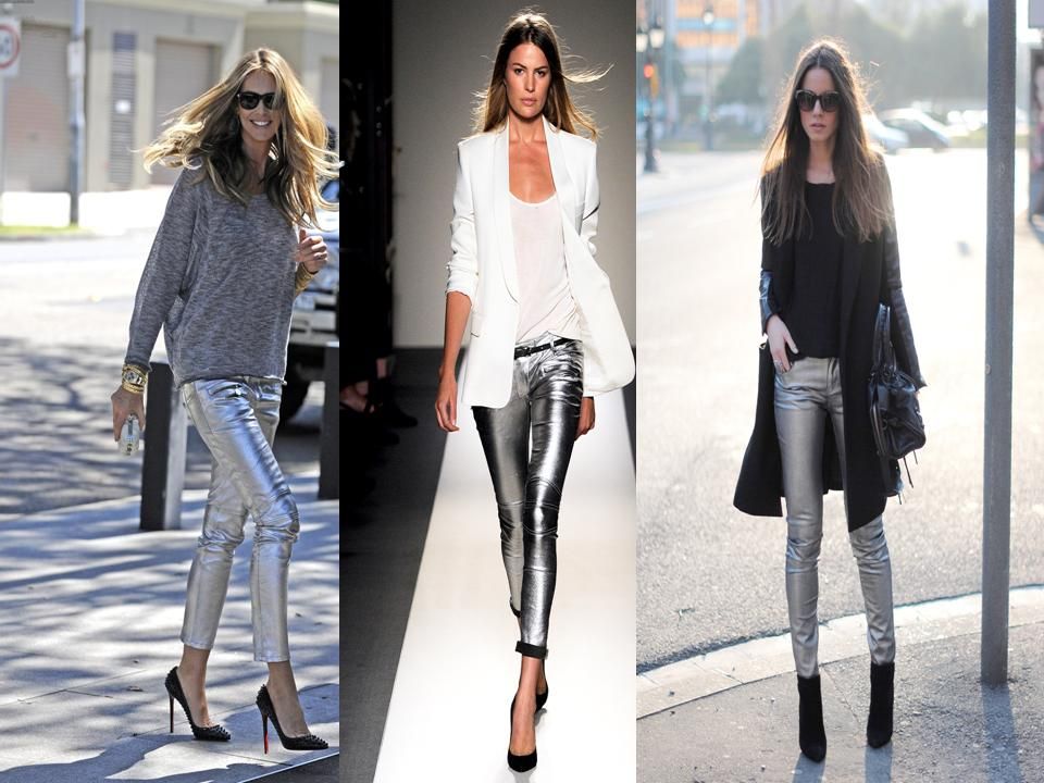 How To Wear Silver Pants