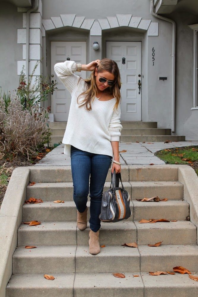 How To Wear Slouchy Sweater