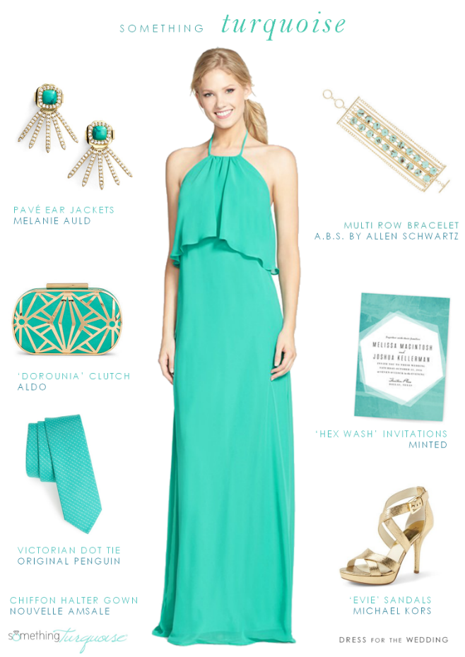 How To Wear Turquoise Dress