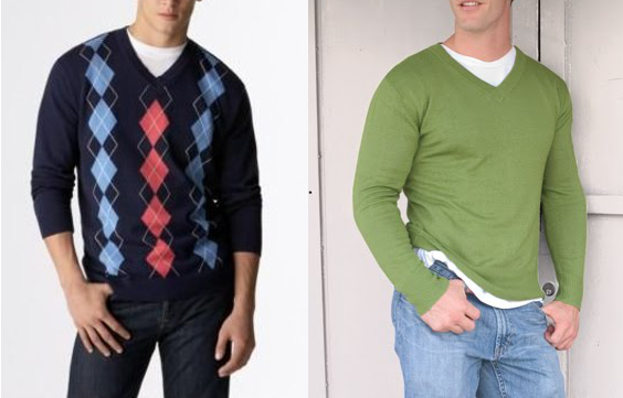How To Wear V Neck Sweater