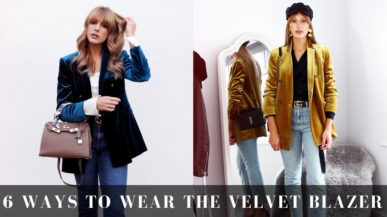How To Wear Velvet Blazer