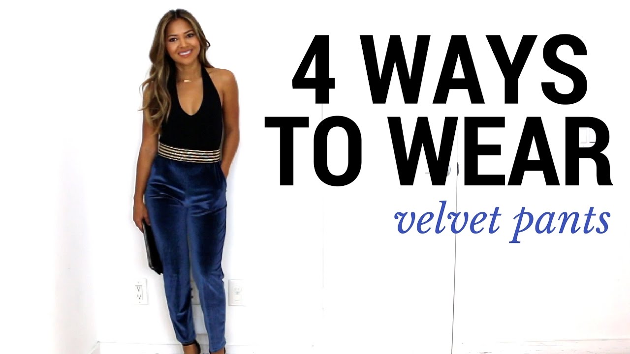 How To Wear Velvet Jeans