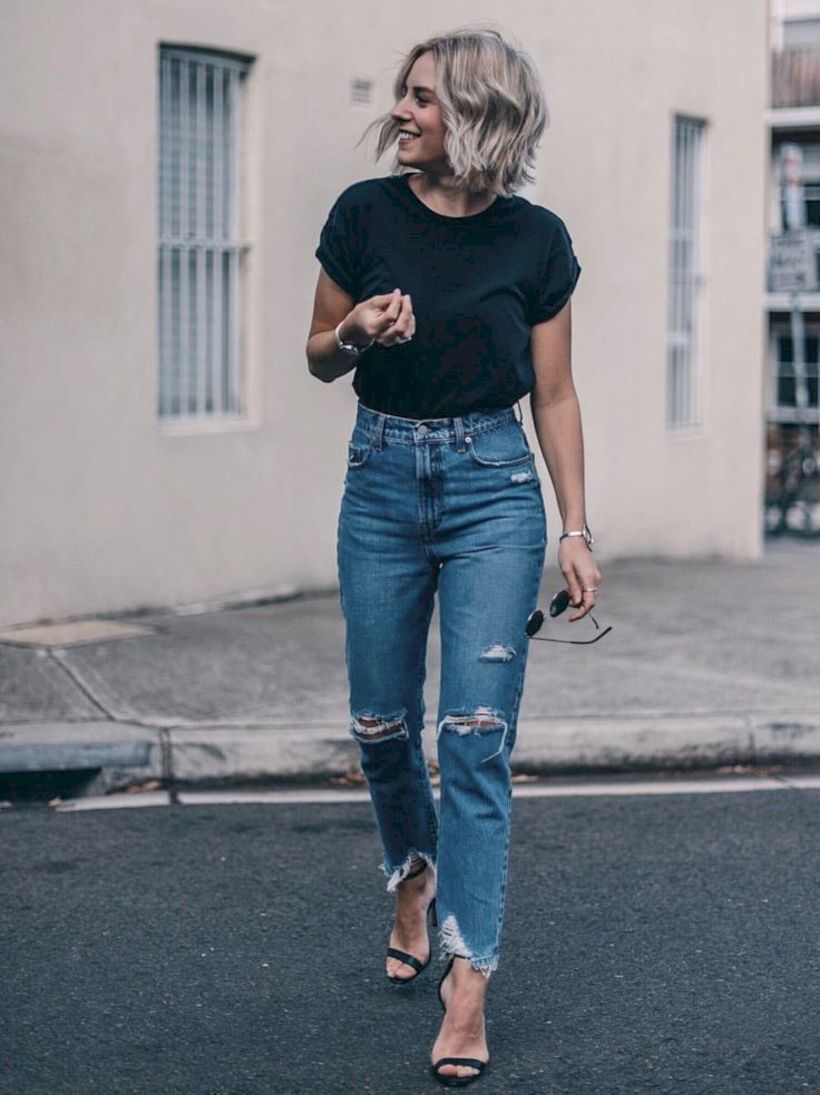 How To Wear Vintage High Waisted Jeans
