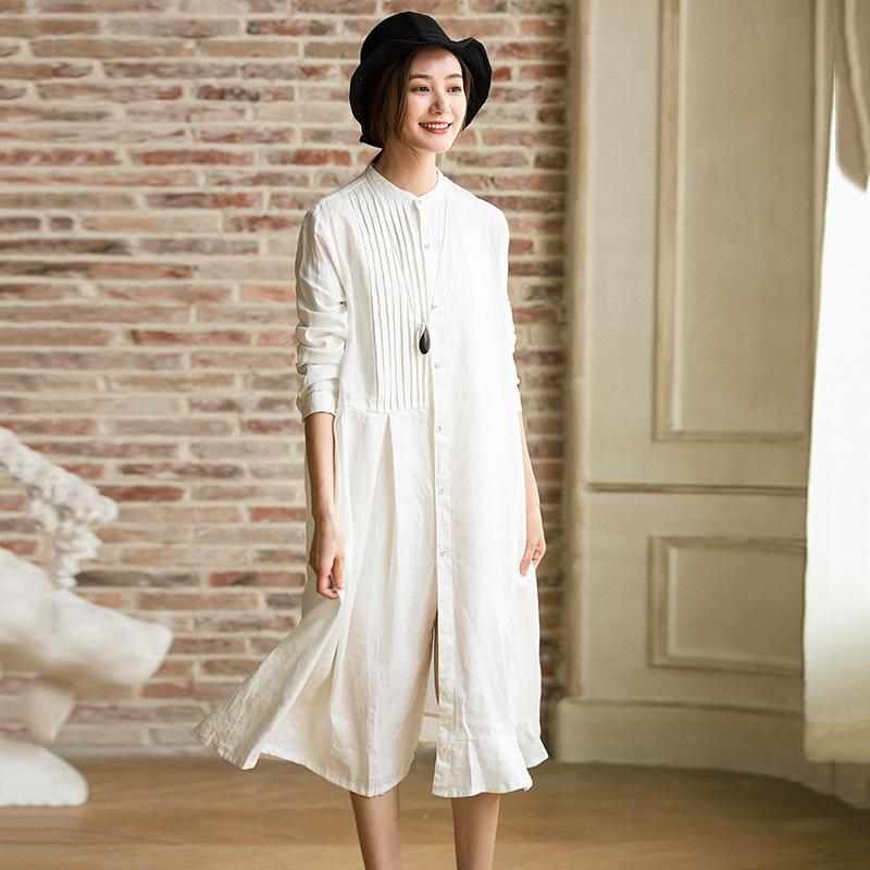 How To Wear White Linen Dress