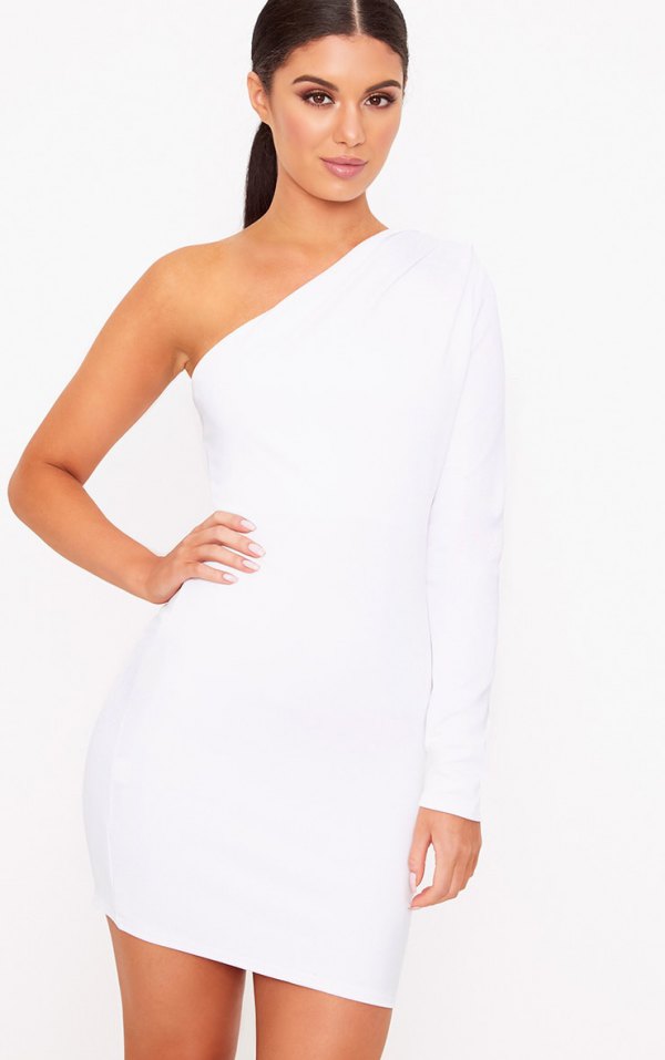 How To Wear White One Shoulder Dress