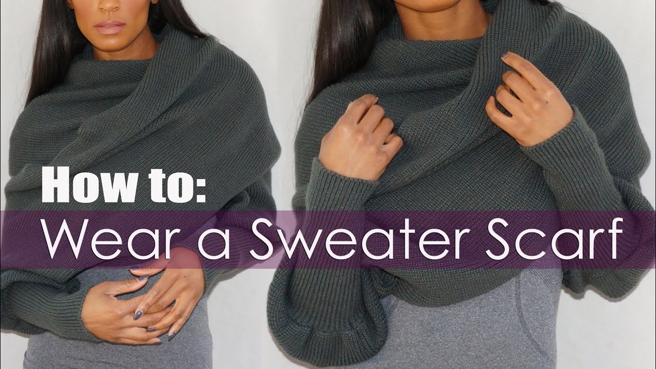 How To Wear Wrap Shawl Sweater