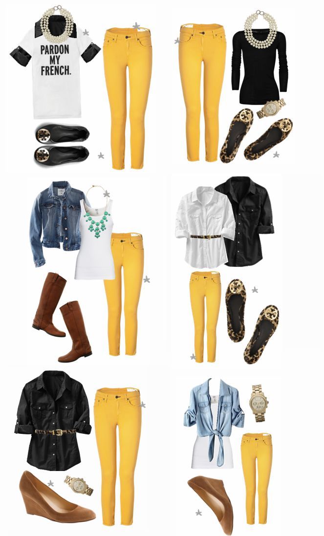 How To Wear Yellow Jeans
