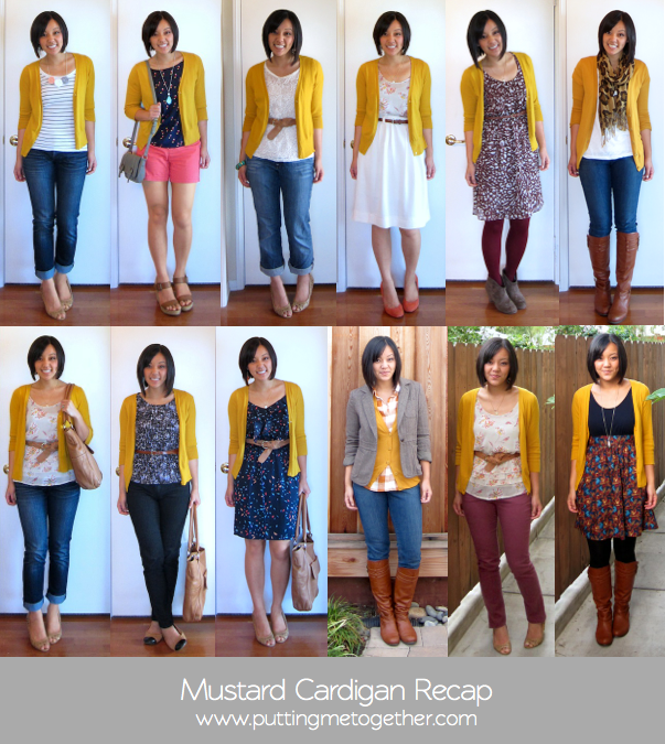 Mustard Yellow Cardigan Outfit Ideas