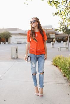Orange Shirt Outfit Ideas