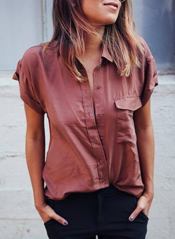 Short Sleeve Blouse Outfit Ideas
