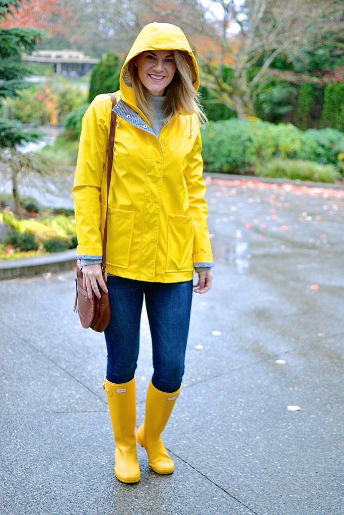 What To Wear With Yellow Raincoat